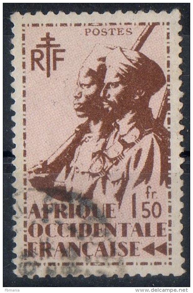 AOF  1945 -  Soldati Coloniali Colonial Soldier - Usati