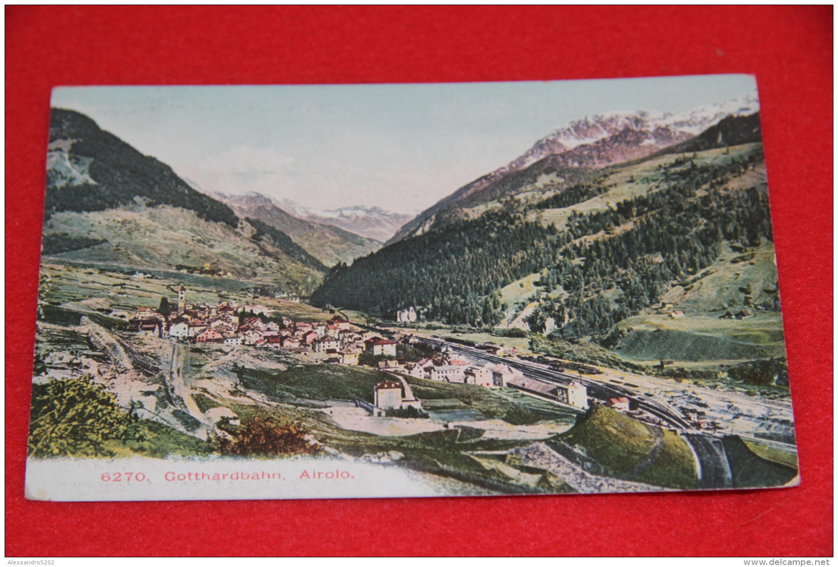 Tessin  Airolo Gotthardbahn N. 6270 NV - Airolo