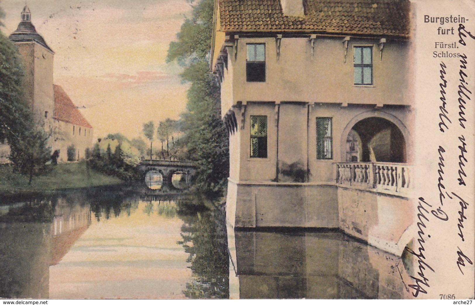 CPA - BURGSTEINFURT - Fürsti.schloss - 7086 - Steinfurt