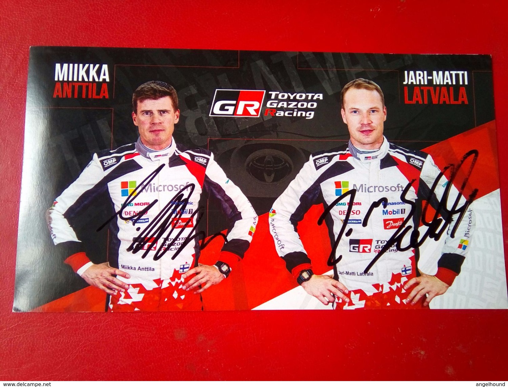 Miikka Anttila And Jari Marri Latvala - Autographes