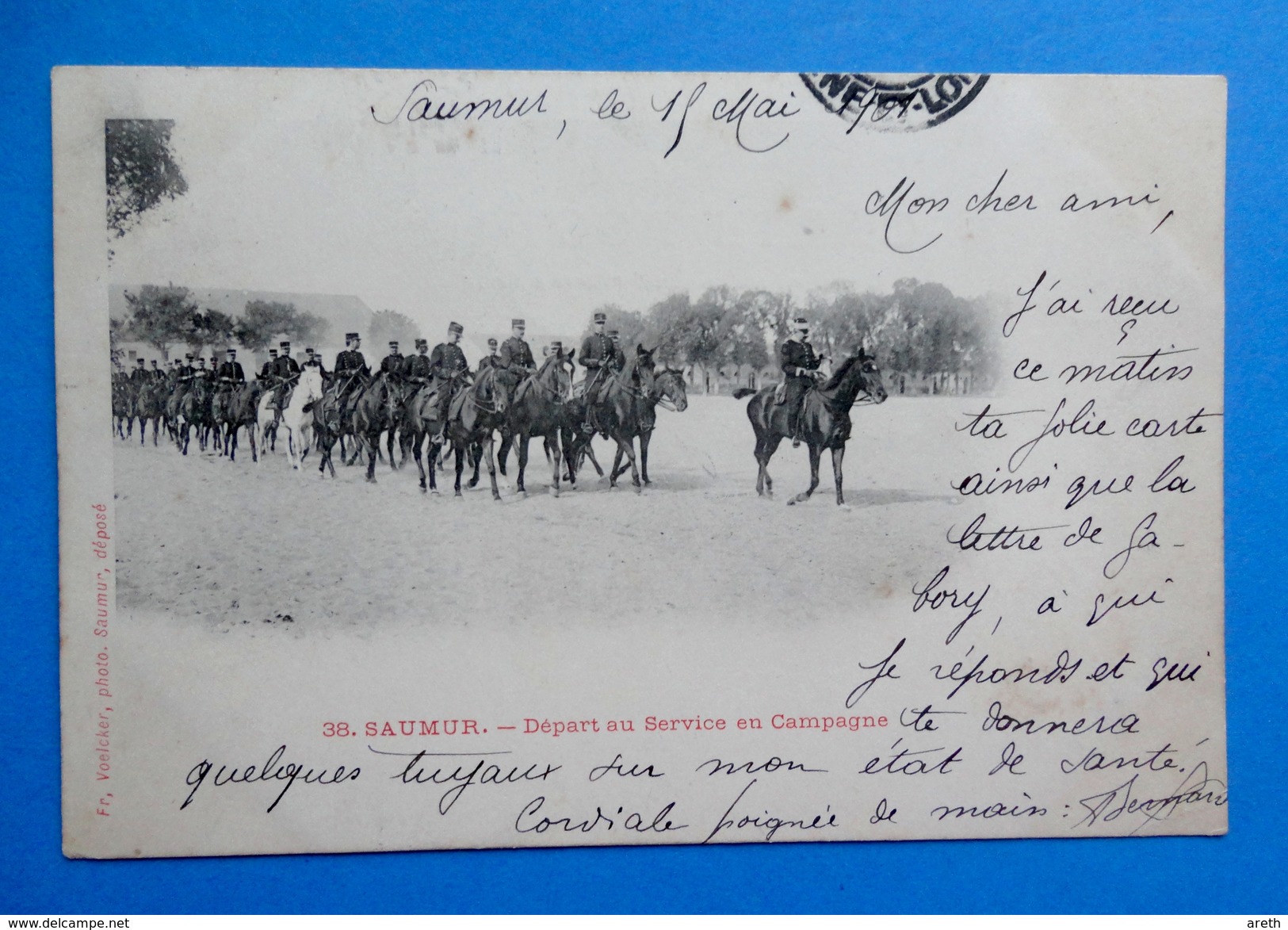 SAUMUR - Lot De 13  CPA  Precurseurs : Ecole Militaire  De Cavalerie  -1901 - Saumur