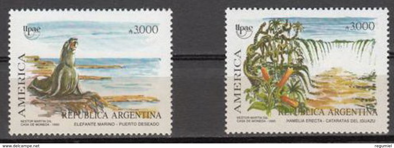 Argentina 1731/1732 ** MNH. 1990 - Neufs