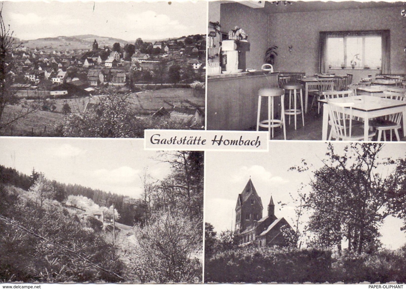 5222 MORSBACH, Gaststätte Hombach, Knick - Gummersbach