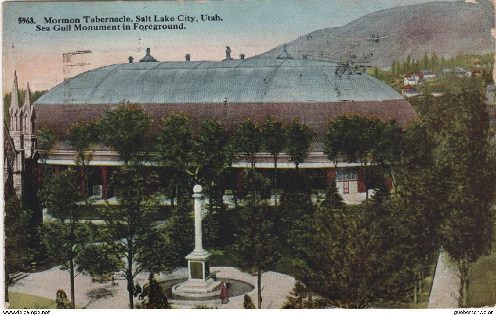 FLOR-L154 - CPA ETATS-UNIS Mormon Tabernacle Salt Lake City 1920 - Salt Lake City