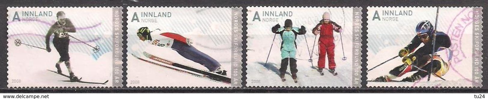 Norwegen  (2008)  Mi.Nr.  1640 - 1643  Gest. / Used  (10fl07) - Gebraucht