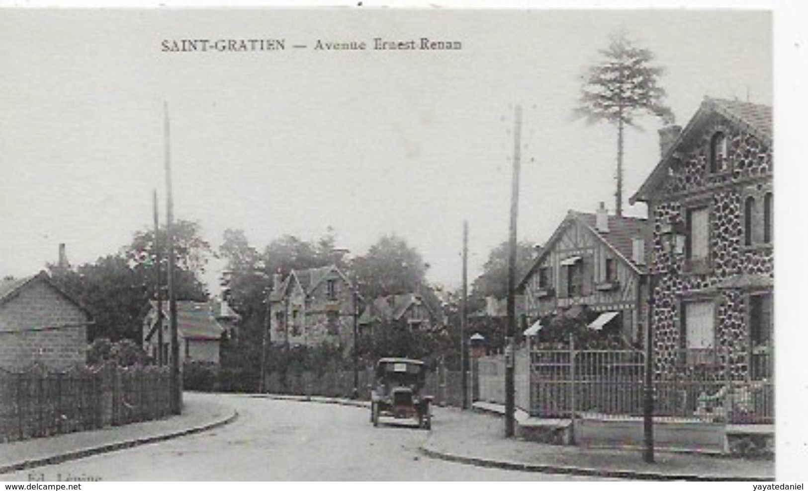 CPA De SAINT-GRATIEN   Avenue Ernest Renan - Saint Gratien