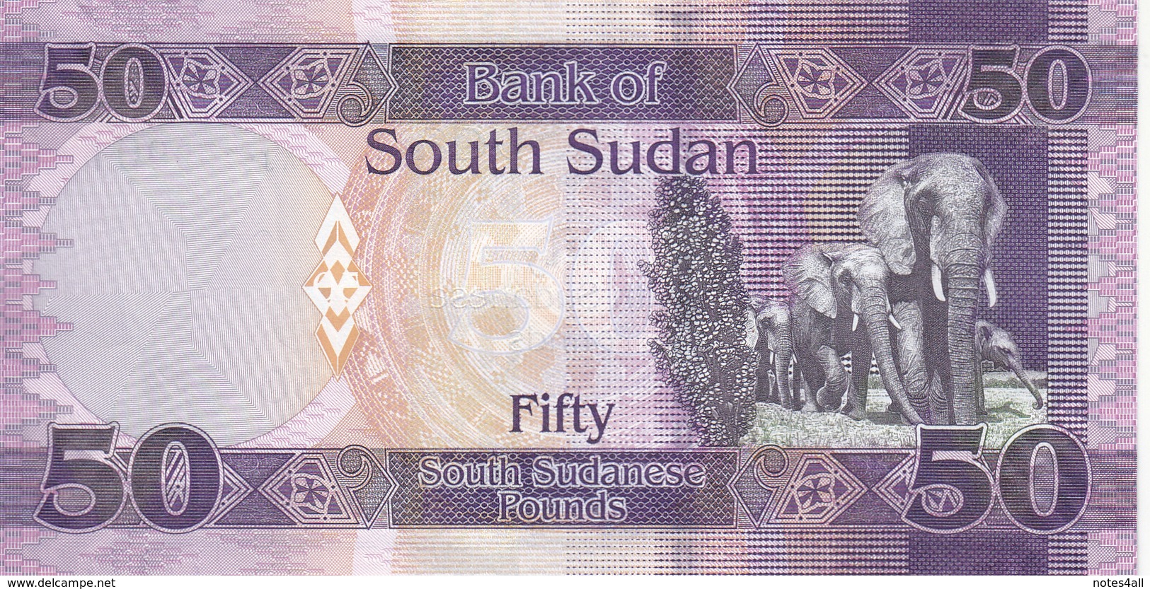 SOUTH SUDAN 50 POUND 2017 P-NEW UNC */* - South Sudan