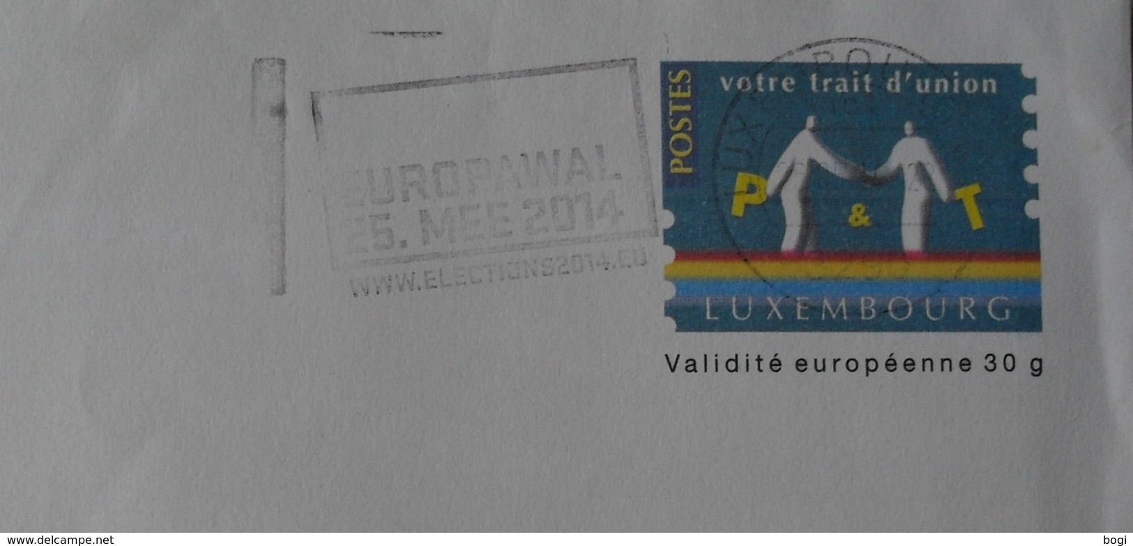 Luxembourg 2014 Europawal 25 Mee 2014 - Elections 2014 EU (Europawahl 2014) - Covers & Documents