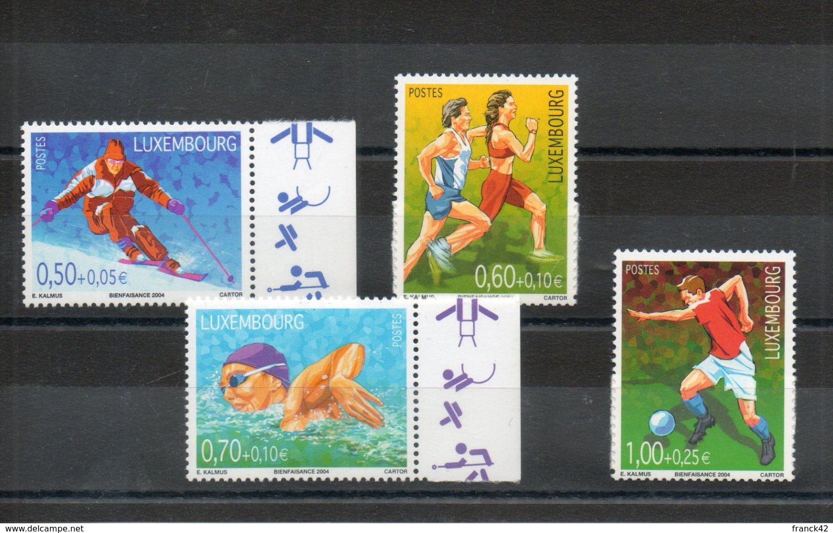 Luxembourg. Sports. Bienfaisance 2004 - Nuevos