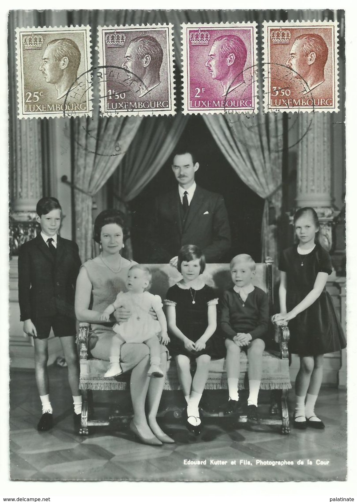 Luxembourg Grossherzogliche Familie 1961 - Grand-Ducal Family