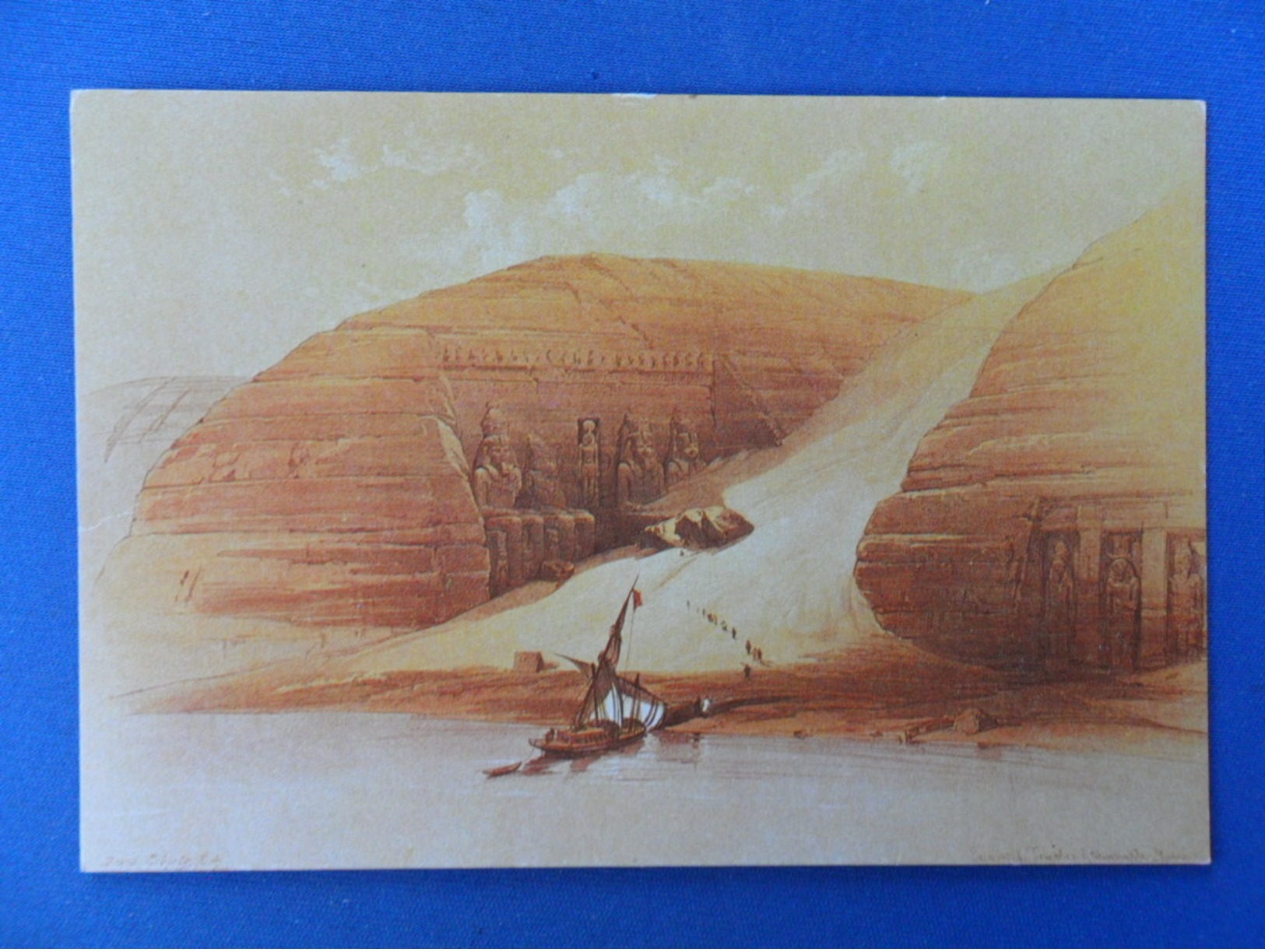 Modern Post Card Of The Temple Of Aboo-Simbel,Nubia,Egypt,,L40. - Abu Simbel Temples