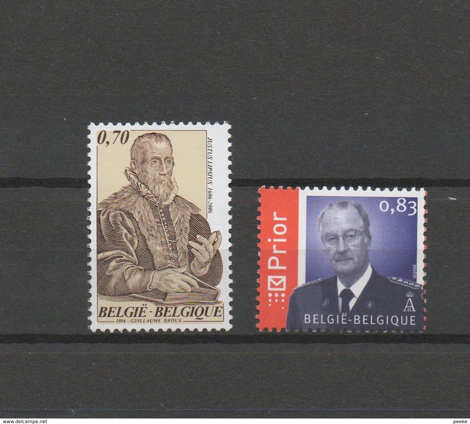 België Nrs. 3500 + 3501 Xx  -   Postprijs - Ongebruikt