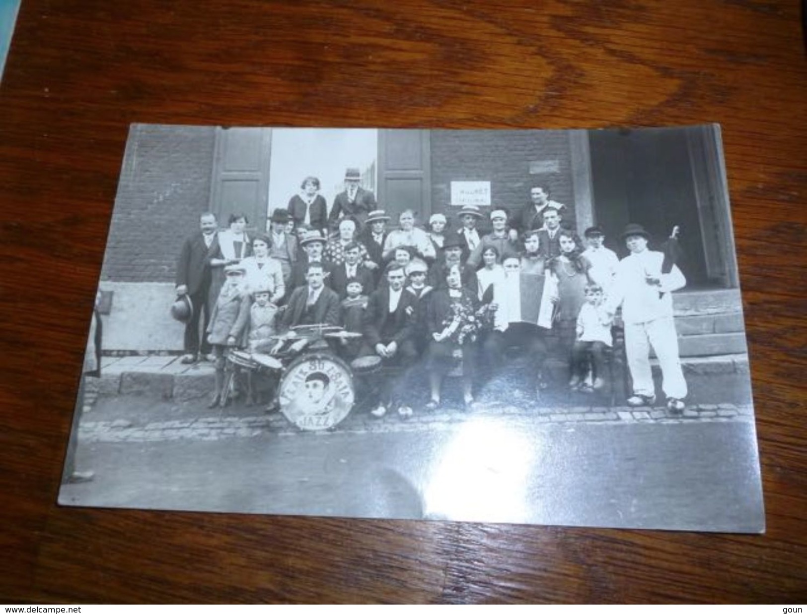 BC11-4-250 LJ-1 Carte Photo Châtelineau Châtelet Famille Rochet - Groupe Musical Flaie Sul Saia Jazz - Chatelet