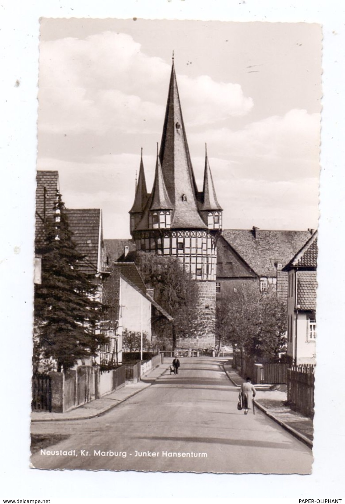 3577 NEUSTADT, Krs. Marburg, Junker Hansenturm, 1962 - Marburg