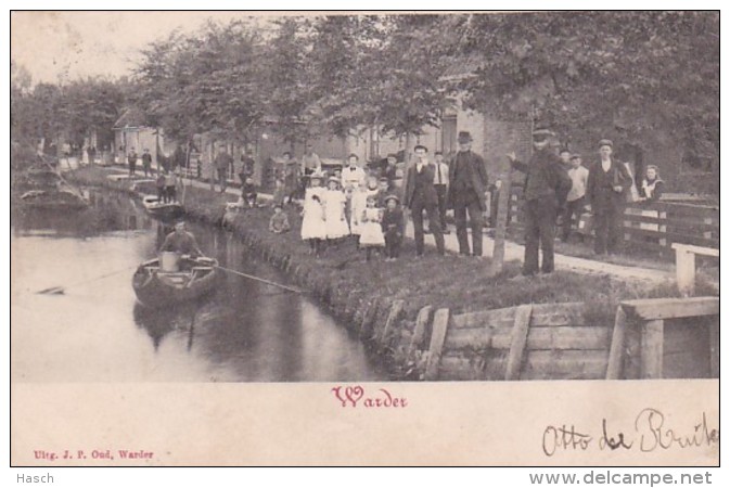 360332Edam - Volendam, Warder Padje (grootrond Stempel 1902 Oosthuizen)(minimaal Klein Deukje Bovenin) - Edam