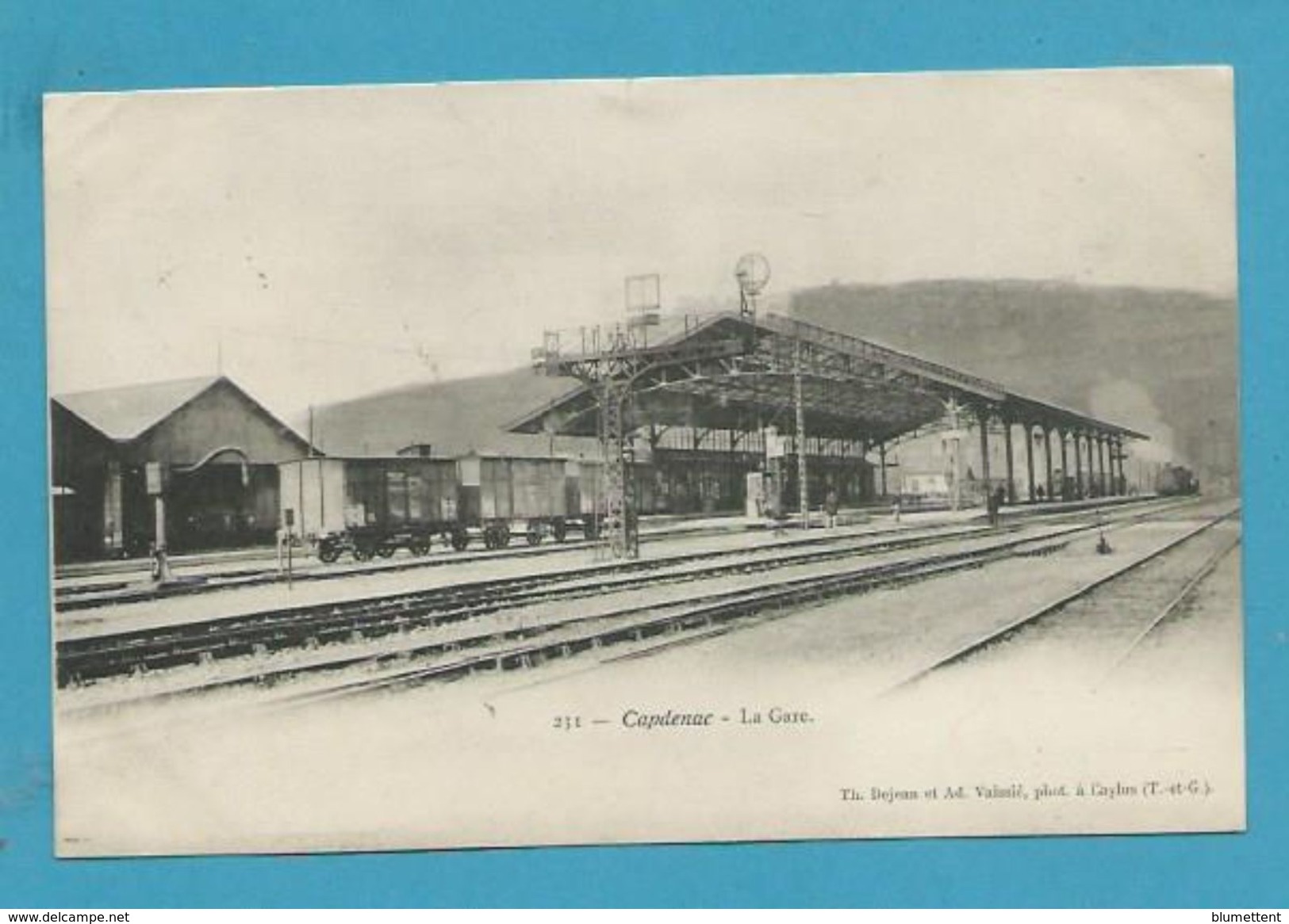 CPA 231 Chemin De Fer Gare De CAPDENAC 12 - Sonstige & Ohne Zuordnung