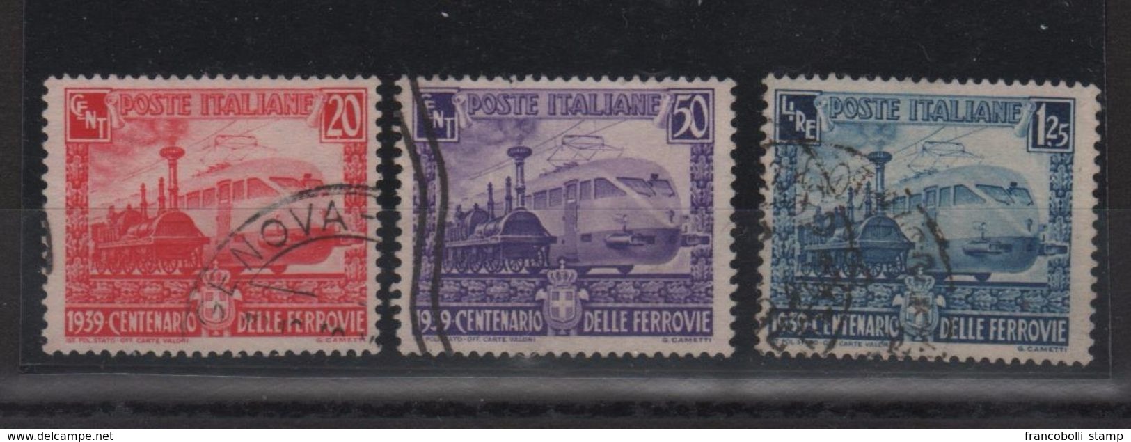 1939 Ferrovia Serie Cpl - Usati