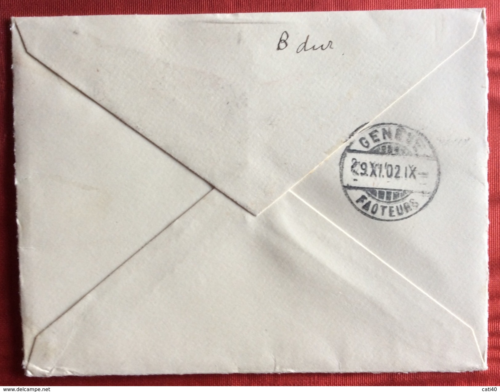 PEEBLES 27/11/1902  BIGLIETTO POSTALE 1 P.+1 + Half  Penny PER GENEVE - Briefe U. Dokumente