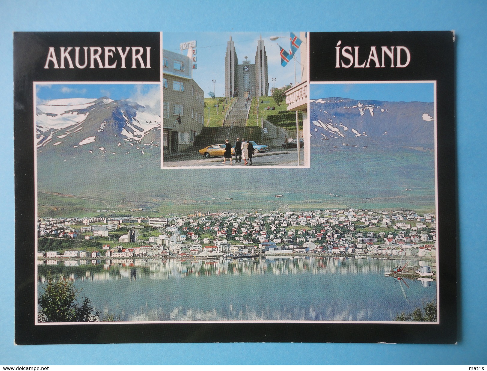 Islanda - Akureyri - Vedute - Francobollo 1992 Stamp Day: Post Cars - Citroen Snowmobile 30 Kr - Islanda