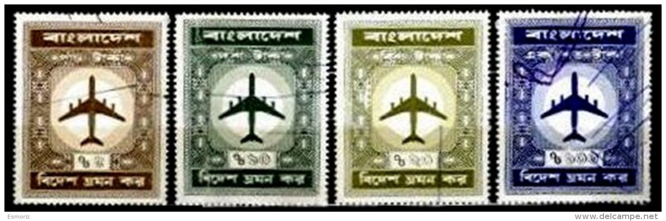 BANGLADESH, Airport Revenues, B&amp;H 1-3, 5, Used, F/VF, Cat. &pound; 16 - Bangladesch