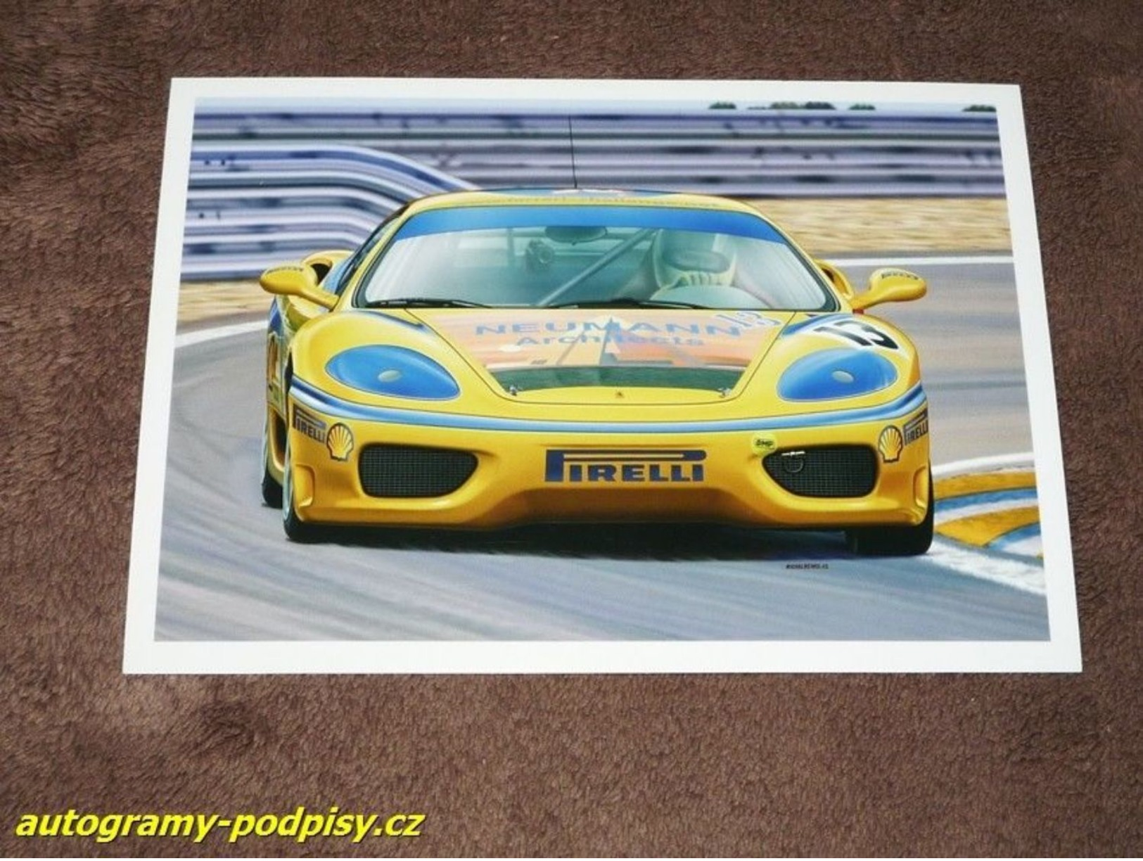 FERRARI 360 /Neumann Architects/ - Art By Michal Reinis CZE Carte/card/cartolina 10x15 Cm - Altri & Non Classificati