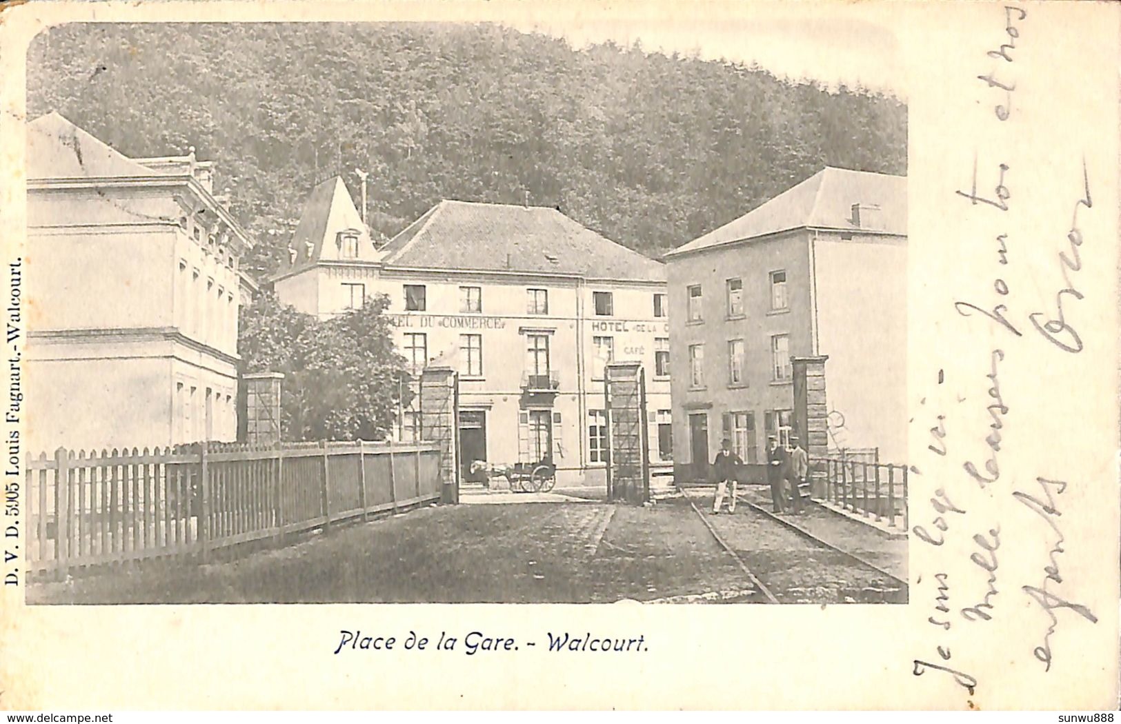 Walcourt - Place De La Gare(animée, DVD, 1900) - Walcourt