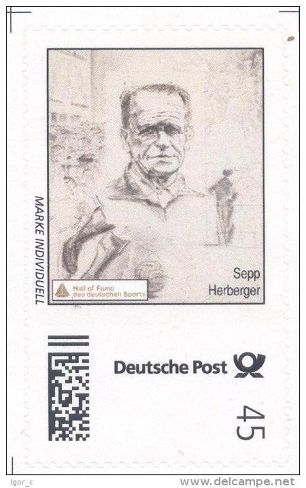 Germany Deutschland - FIFA World Cup 1954; Josef "Sepp" Herberger - Payer & Manager - Football Soccer - Personalized - 1954 – Suisse