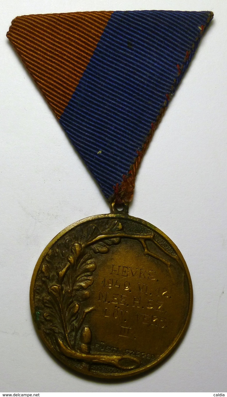 Hongrie Hungary Ungarn " Rifle Medal Award " HEVES 1949 FUSTI  SZEGED - Autres & Non Classés