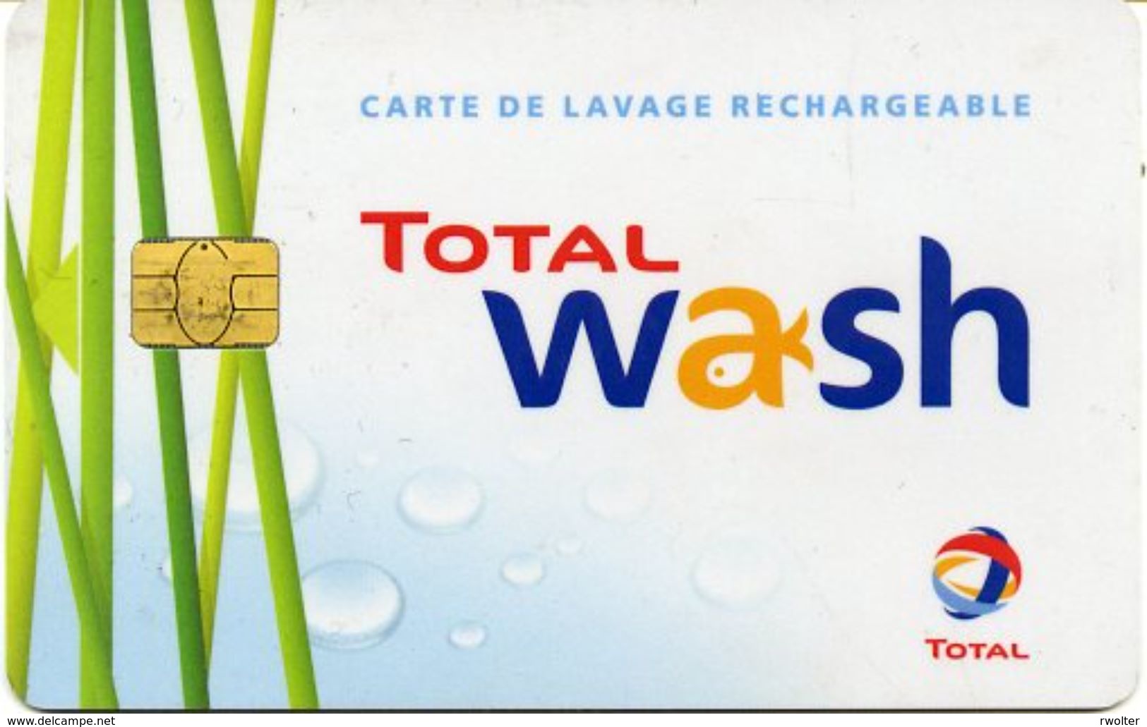 @+ Carte De Lavage TOTAL Wash Rechargeable 850 Stations - France - Car Wash Cards