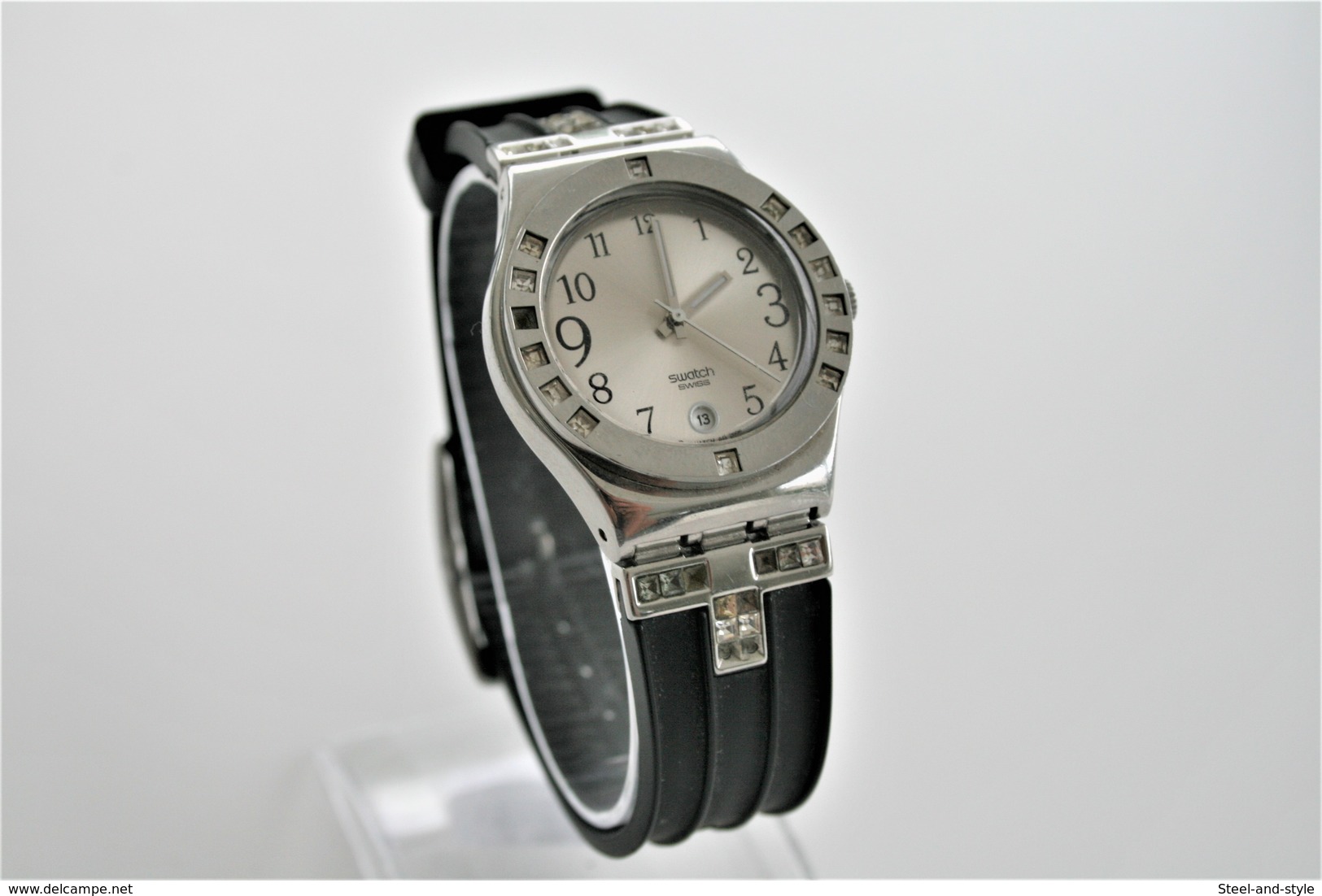 Watches : SWATCH  : IRONY Fancy Me Black  - Nr. : YLS430C - Original  - Running - Excelent Condition- 2008 - Orologi Moderni