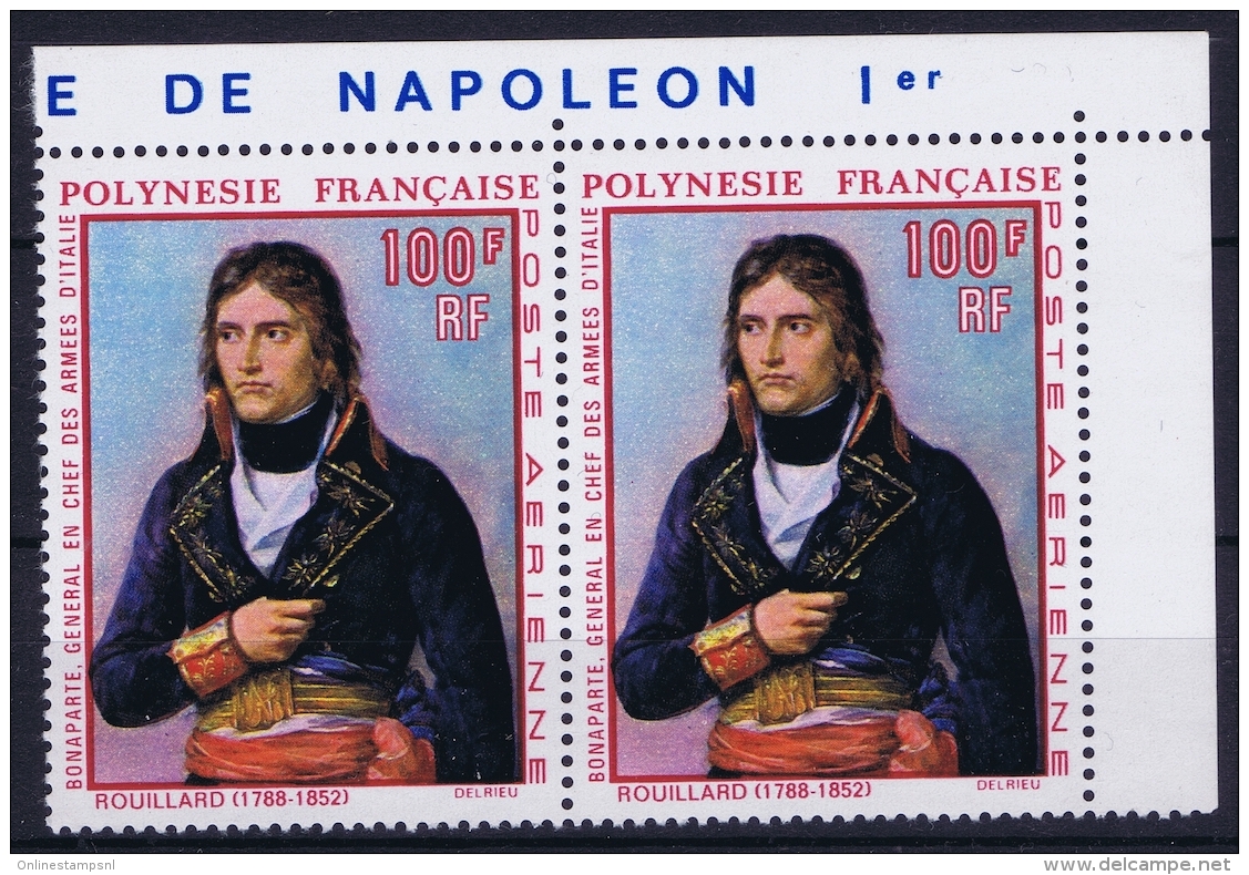 Polynésie Française AE Yv Nr 31 MNH/** Sans Charnière  Postfrisch 1969 Coin De Feuille - Unused Stamps