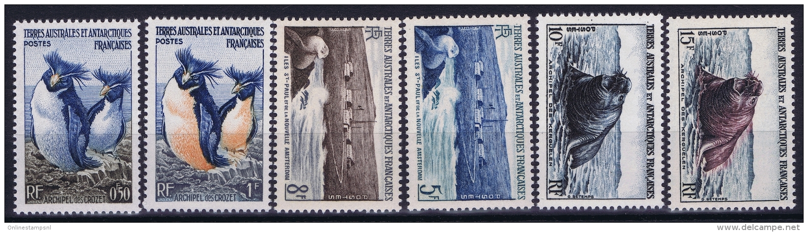 TAAF  Yv Nr 2 - 7  MNH/** Sans Charnière  1957 - Nuevos