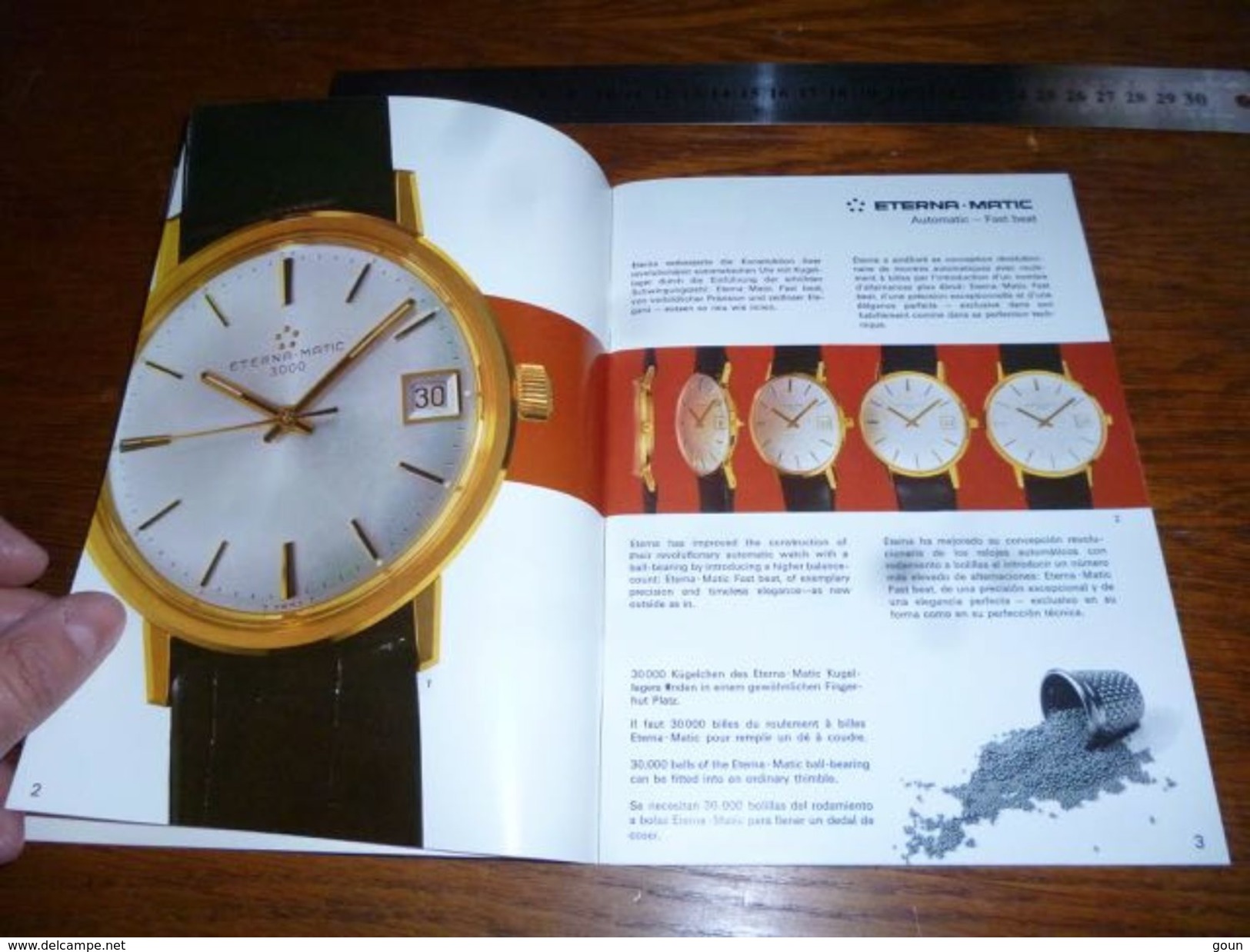 Folder  Publicitaire Horlogerie Montre Eterna Matic 20 Pages A5 - Autres & Non Classés