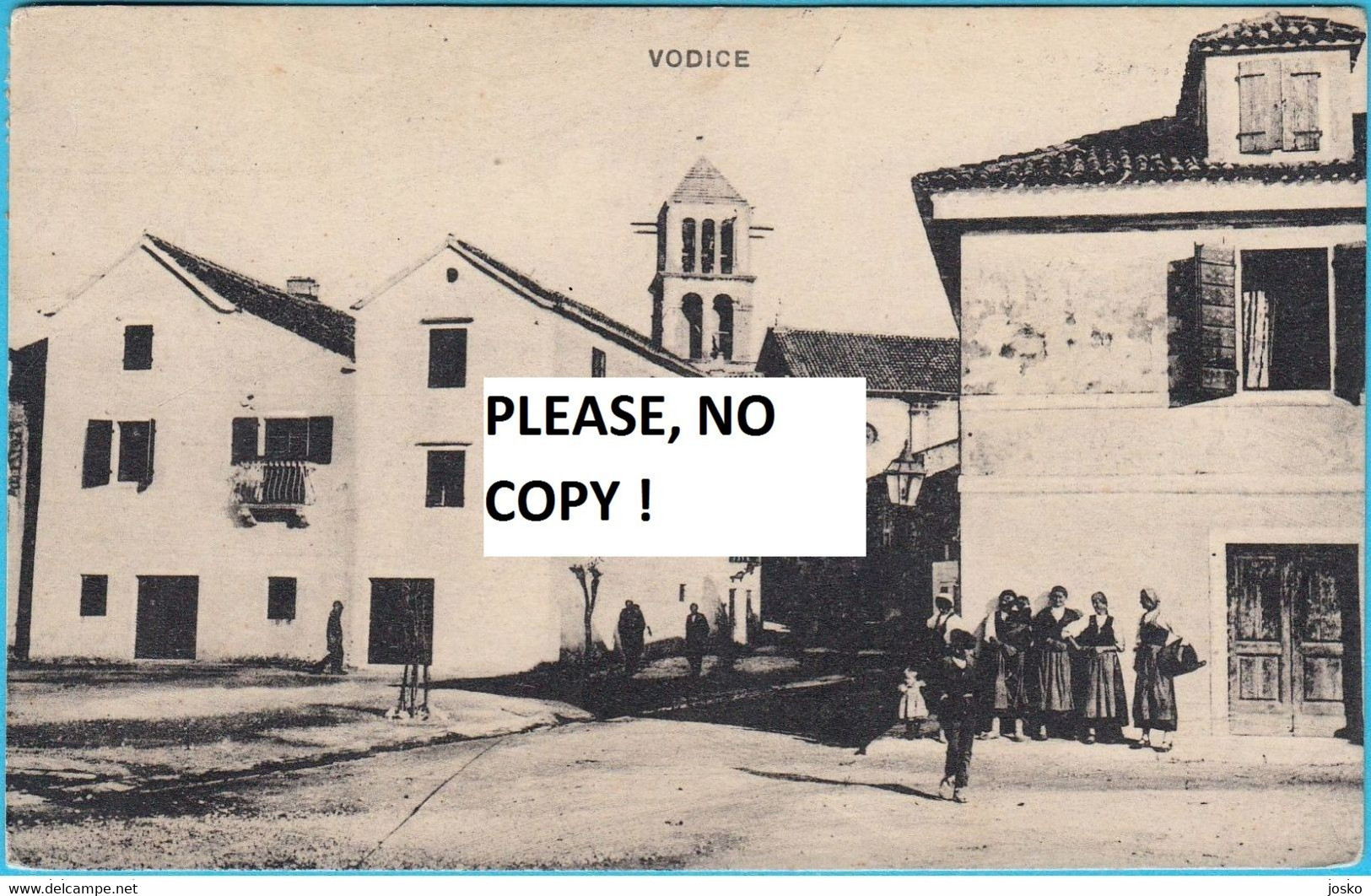 VODICE Near Sibenik - Street Scene (Croatia) * Travelled 1930s  RRR - Croatia