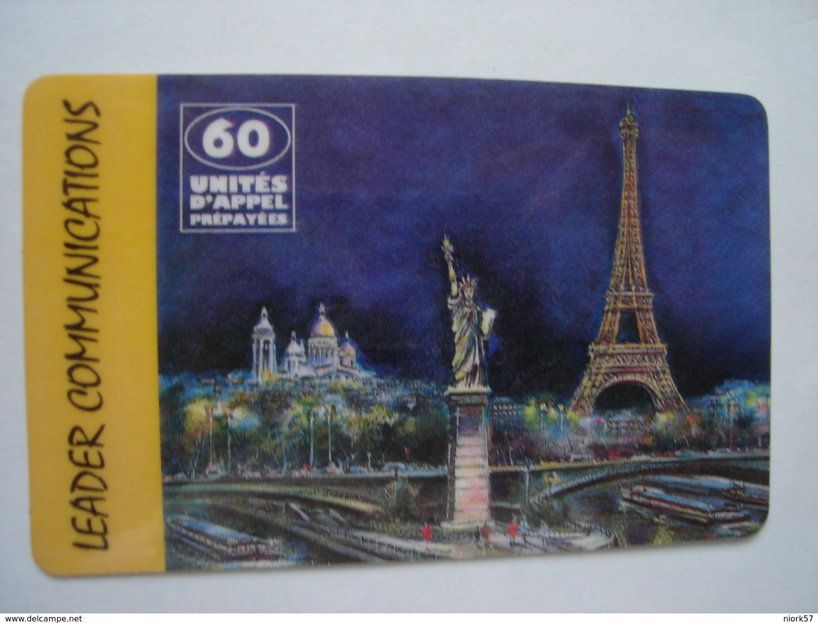 FRANCE  CARDS PREPAID   WORLD MONUMENTS - Internes