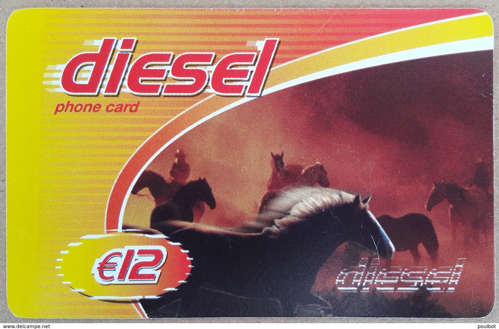 Pays - Bas Carte Prépayée Diesel  Code Gratté - Cartes GSM, Prépayées Et Recharges