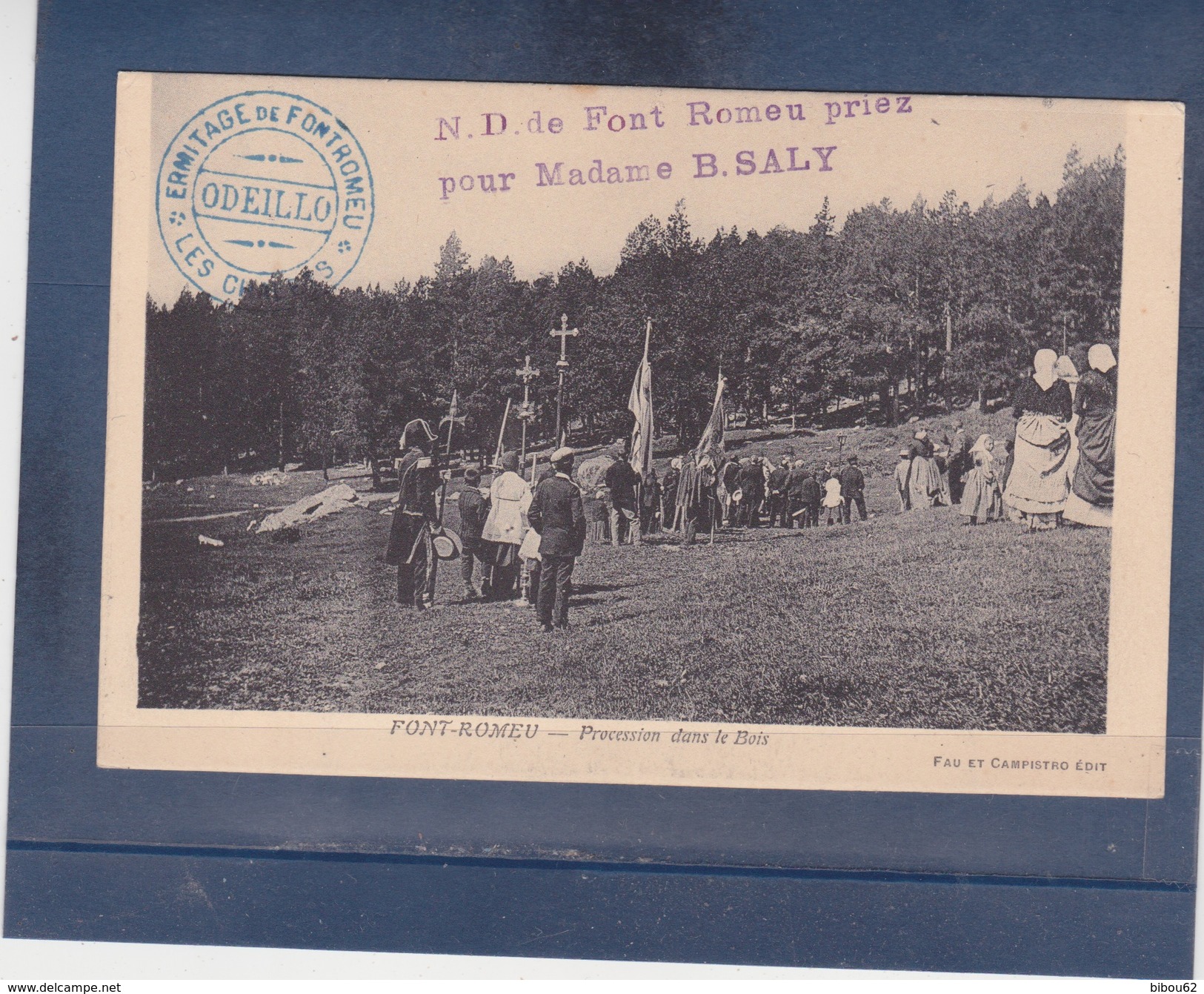 FONT - ROMEU  ( PYR - ORIENTALES )  Procession Dans Le Bois - Autres & Non Classés