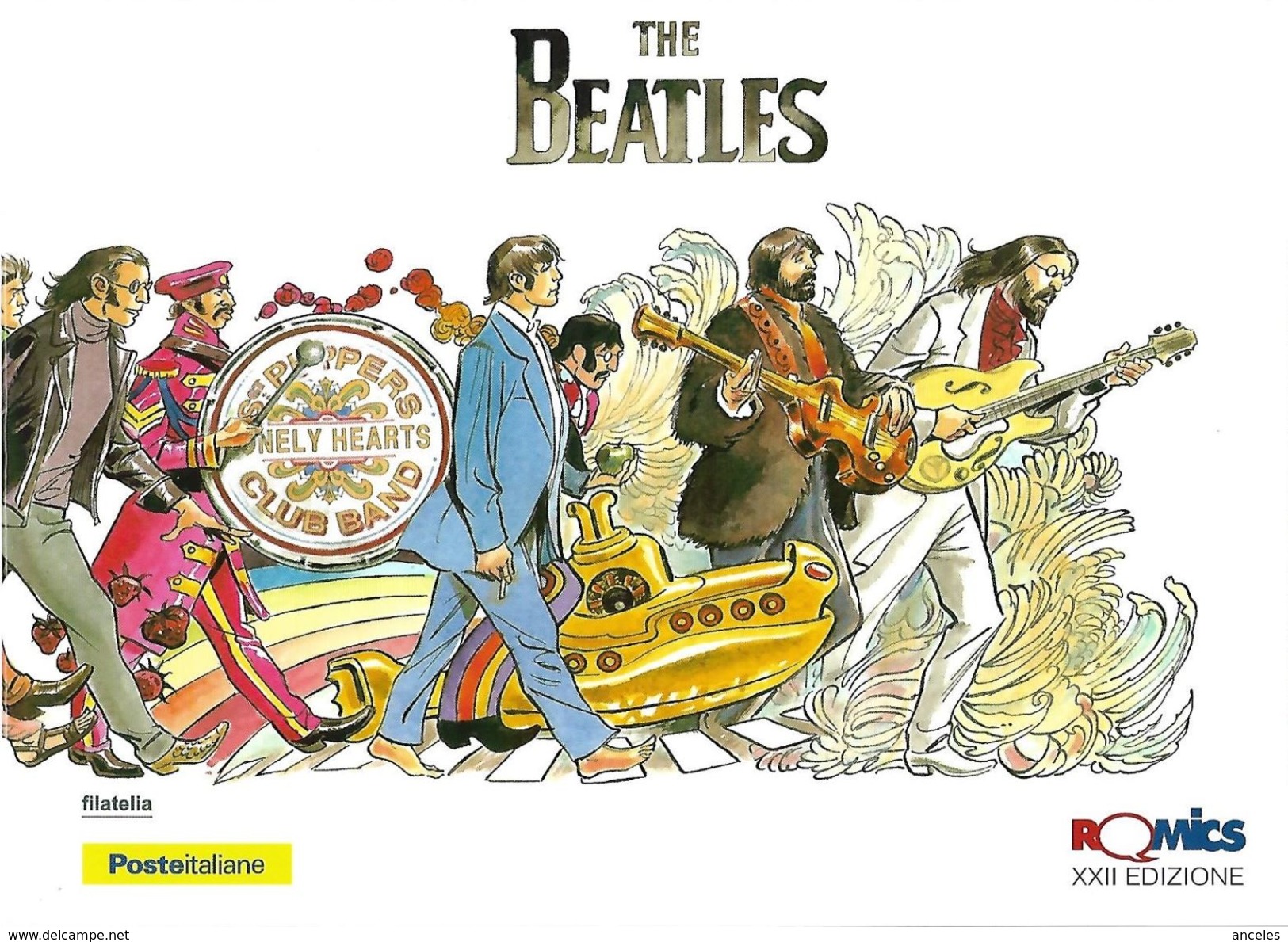 2017 Folder Romics The Beatles XXII Edizione Limitata 3000 Italy Italien Comics - Folder