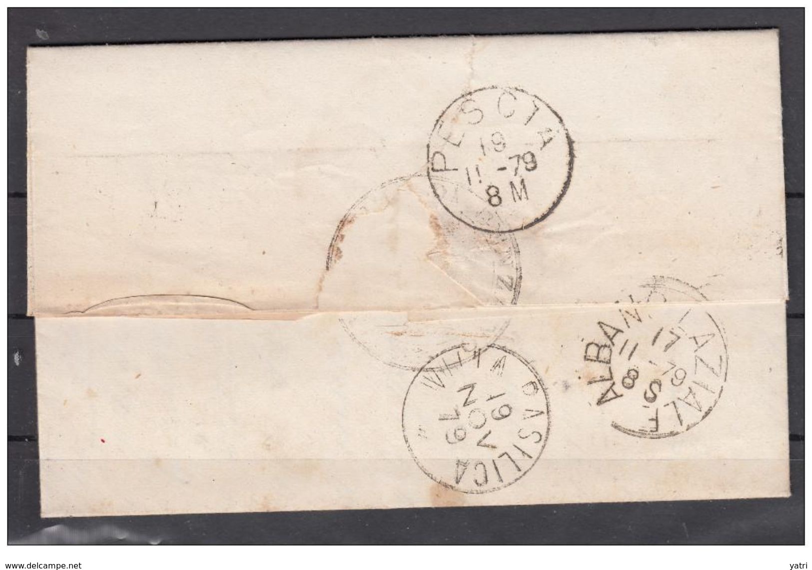 Regno D'Italia (17.11.1879) - Busta Per L'interno Con 20 Cent. Umberto I - Storia Postale