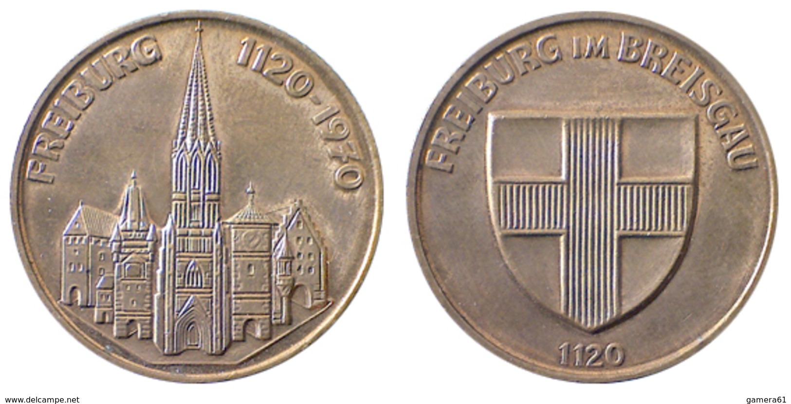 03340 GETTONE TOKEN JETON FICHA DENMARK COMMEMORATIVE MUNICIPAL FREIBURG - Other & Unclassified