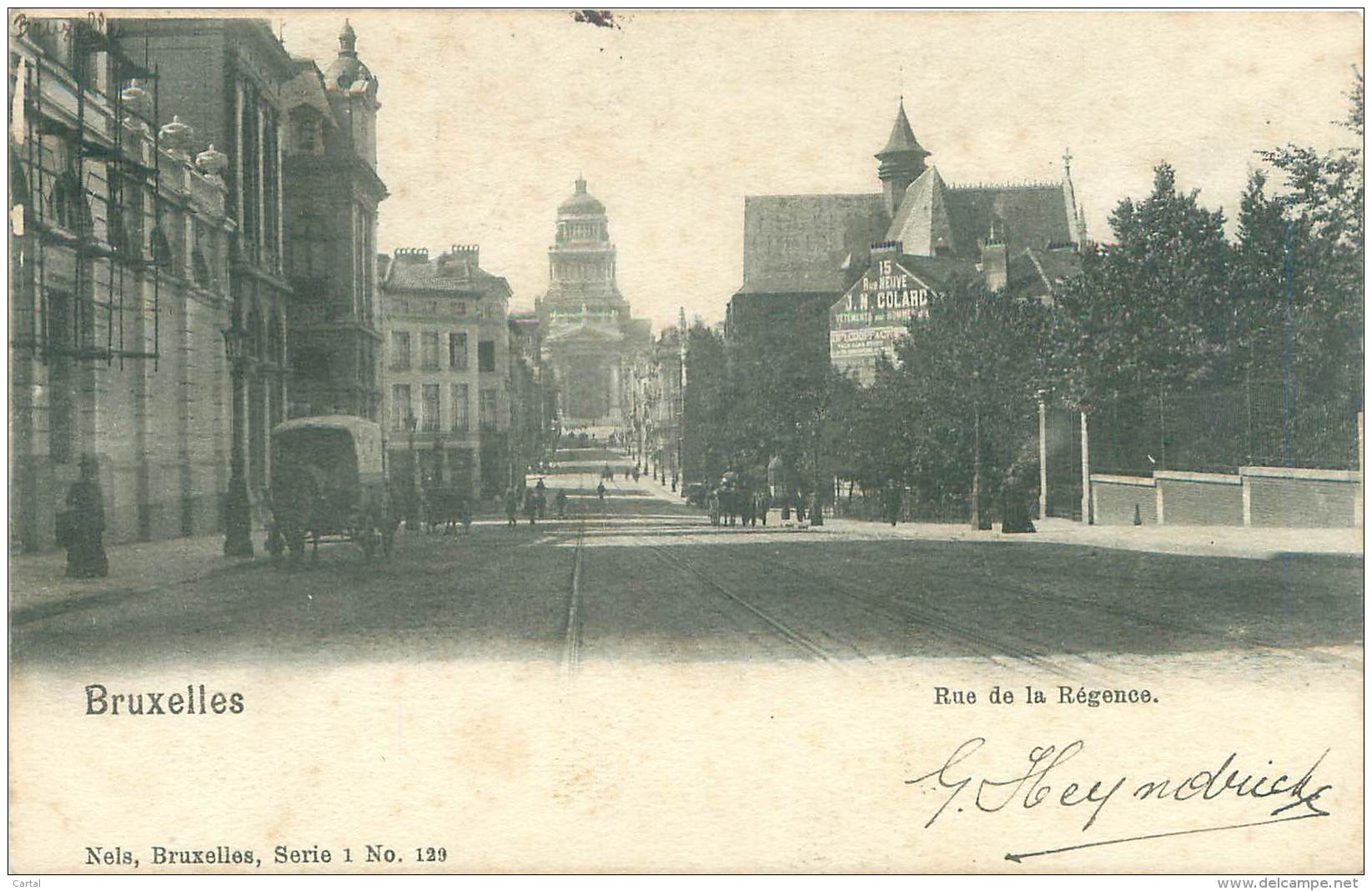 BRUXELLES - Rue De La Régence - Avenues, Boulevards