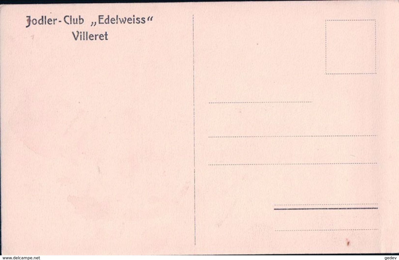 Villeret, Jodler-Club EDELWEISS (2810) - Villeret