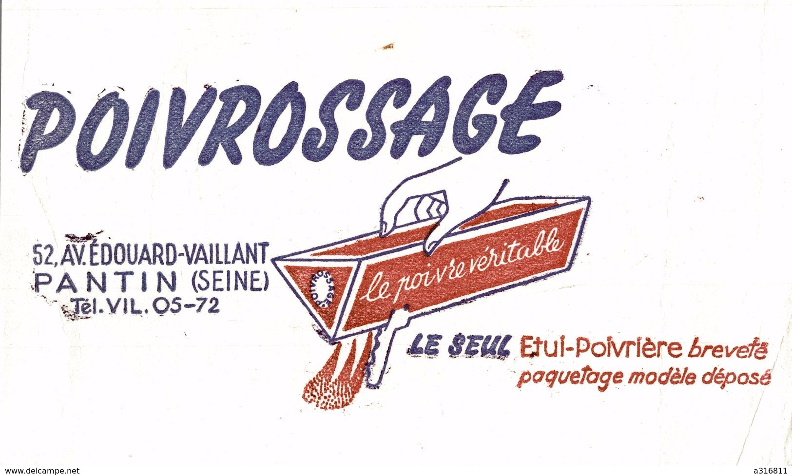 POIVROSSAGE  LE SEUL ETUI POIVRIERE - P