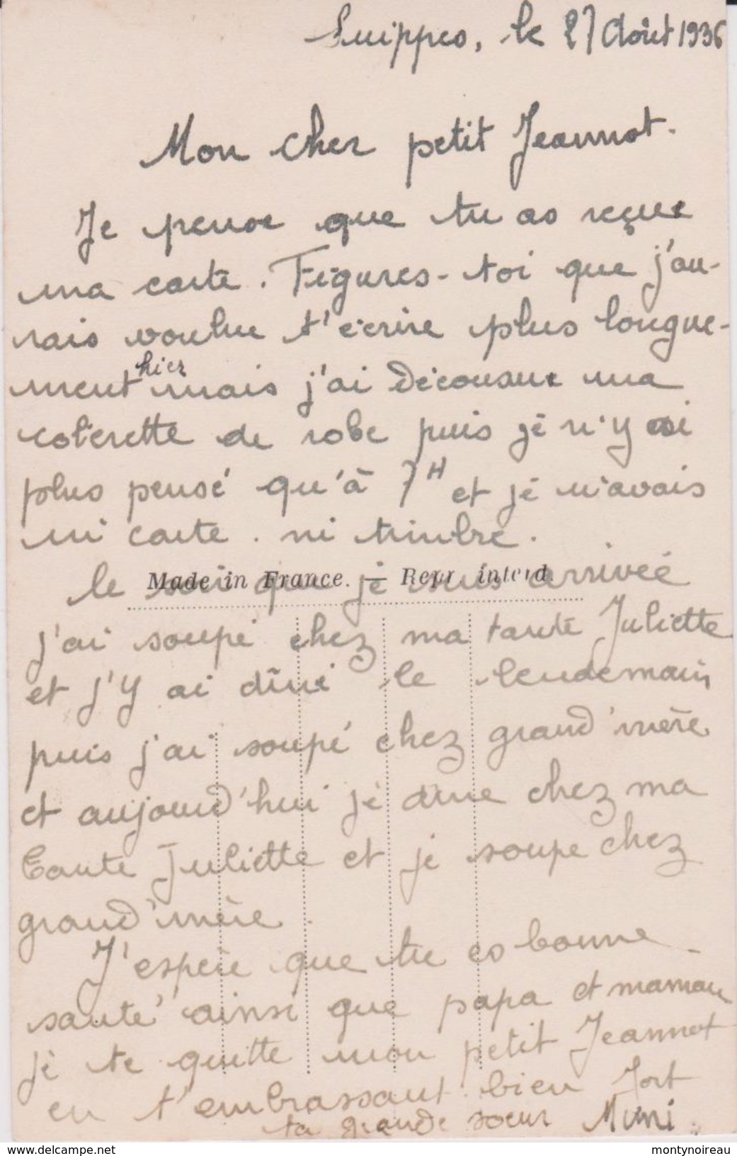 Marne : SUIPPES  :  Souvenir  ( écrite Sur Place En  1936) - Autres & Non Classés