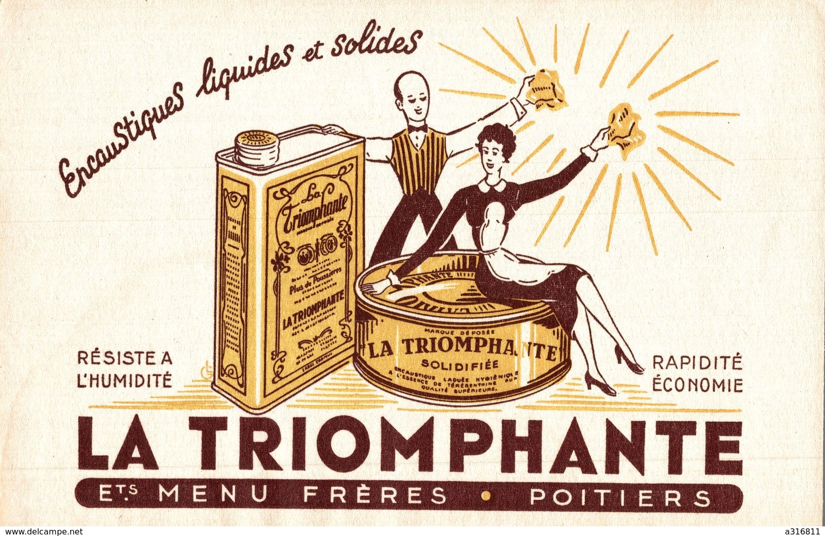 LA TRIOMPHANTE ENCAUSTIQUES  LIQUIDES ET SOLIDES - T