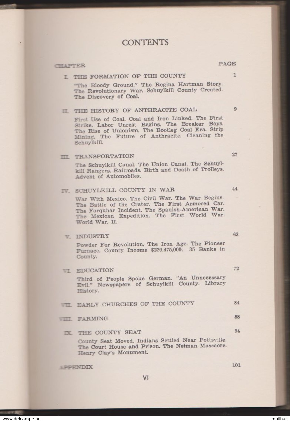 THE HISTORY OF SCHUYLKILL COUNTY - 1950 - Publisher : School District Of Pottsville - 2 Scans - Stati Uniti