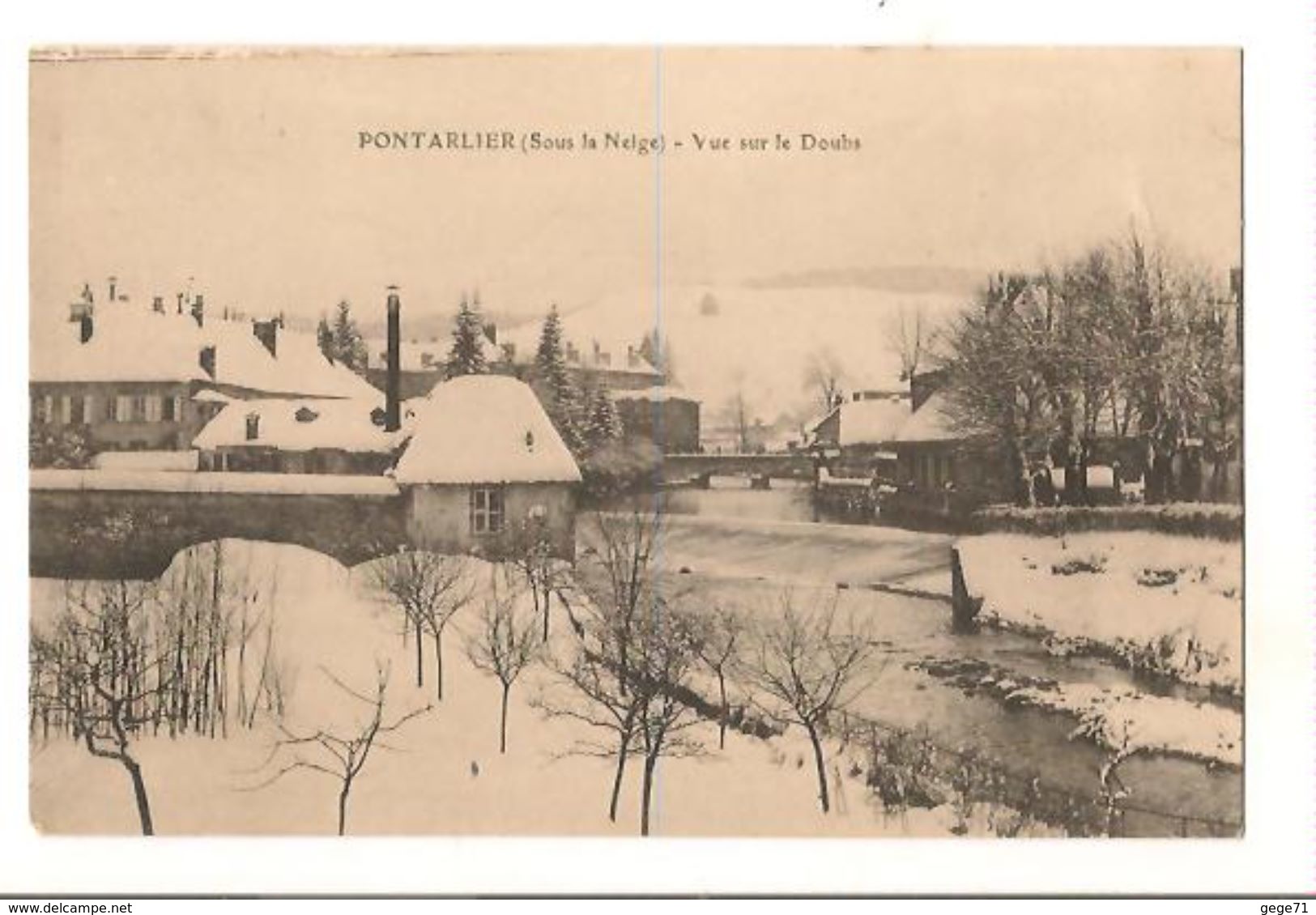 Pontarlier - Sous La Neige - Pontarlier