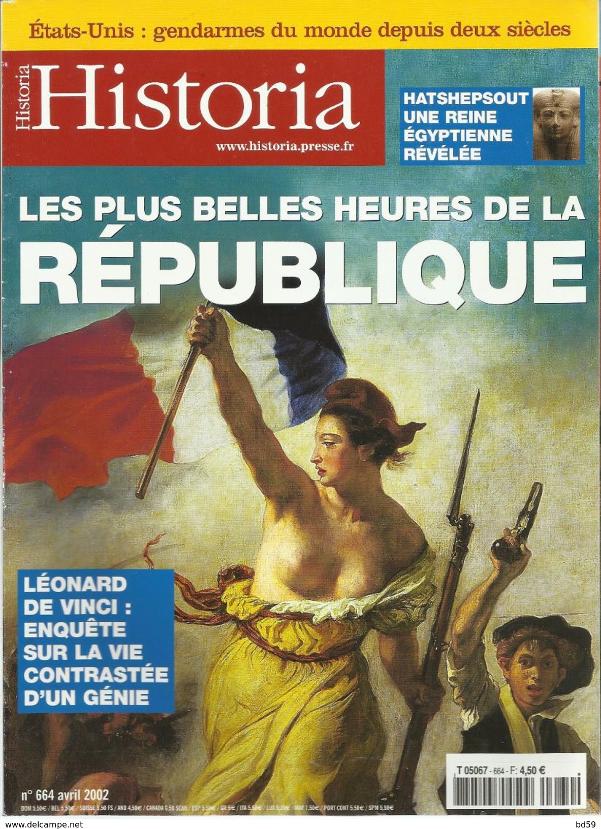 HISTORIA N°664 Heures De La République, Vinci, Hatshepsout, Copenhague, Etc. - Historia