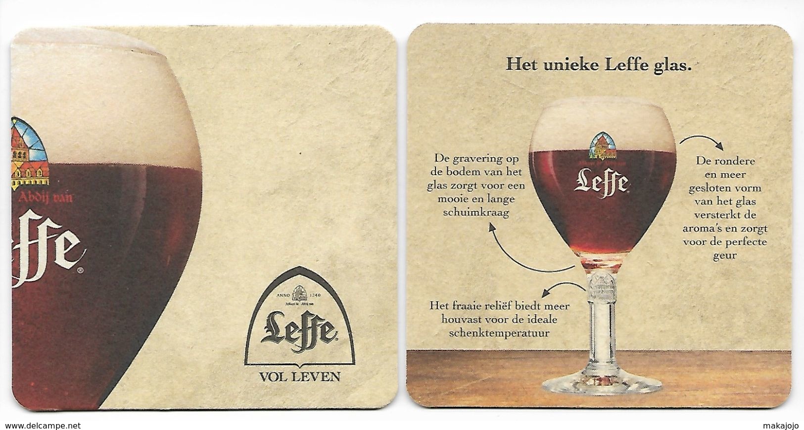 Viltje - Leffe RV - Beer Mats