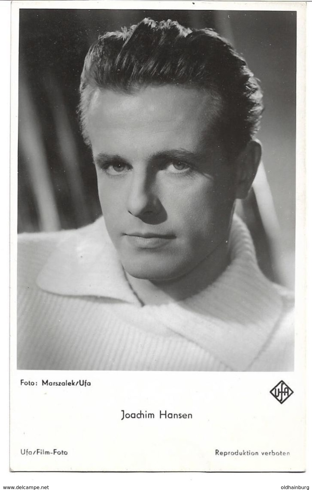 1504c: AK Joachim Hansen, Schauspieler Ca. 1960, Ungelaufen - Zu Identifizieren